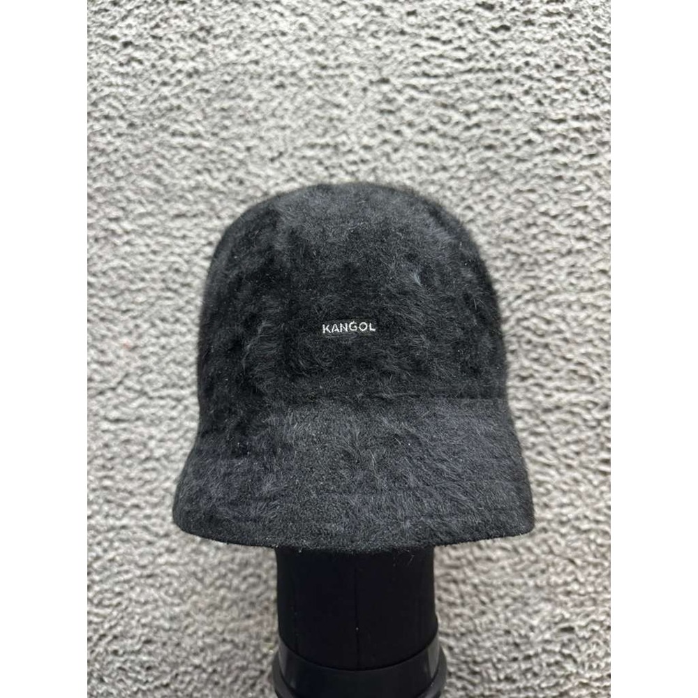 Kangol Furgora Casual Angora Blend Furry Casual Bucket Hat Black Unisex One Size